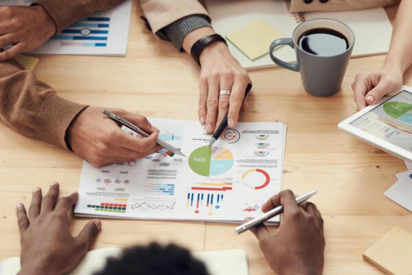 People are analyzing the data